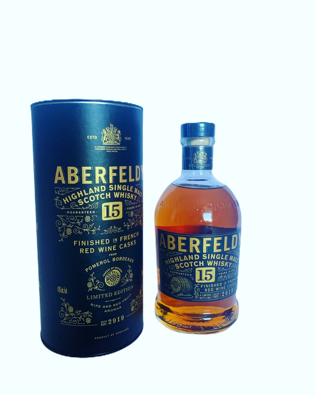 Aberfeldy 15 jaar Highland Single Malt 43% 70cl