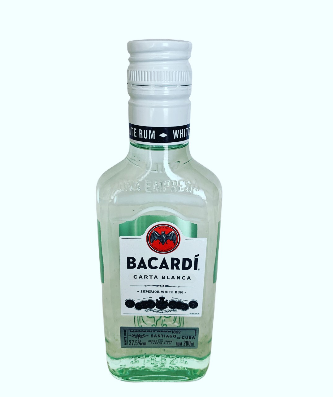 Bacardi White Rum 37.5% 20cl