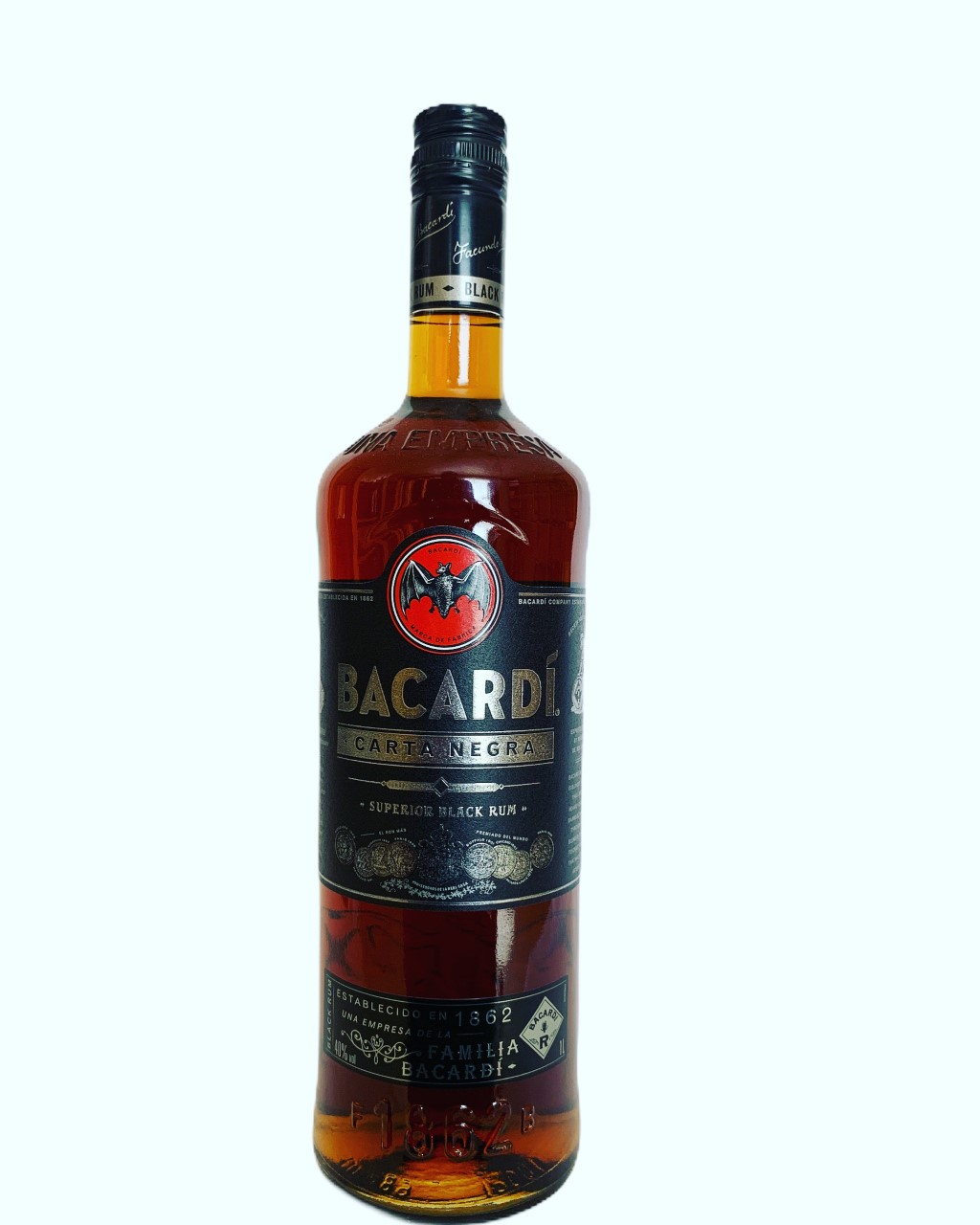 Bacardi Carta Negra Superior Black Rum 40% 1L