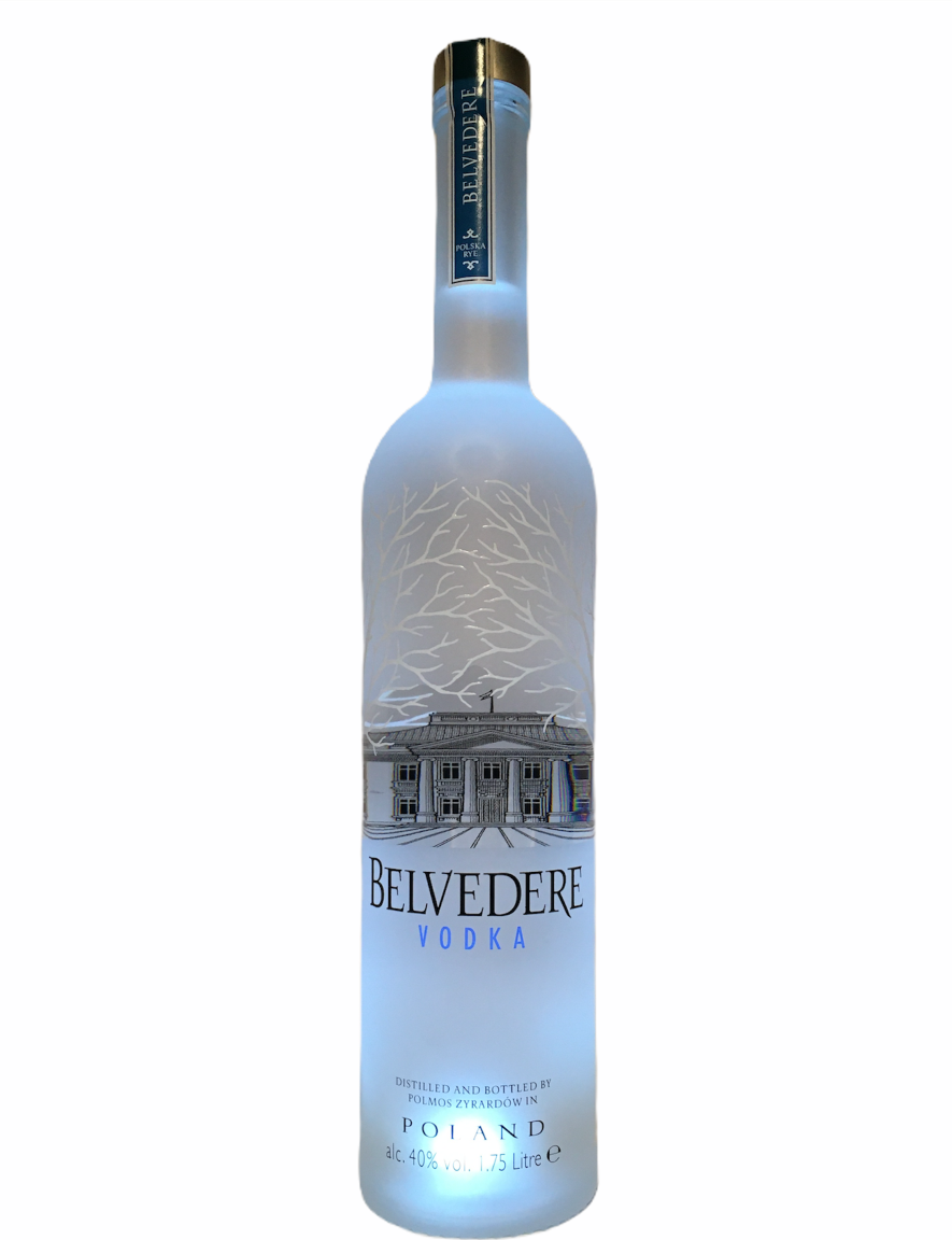 Belvedere Vodka 1.75L (40% Vol.) with light