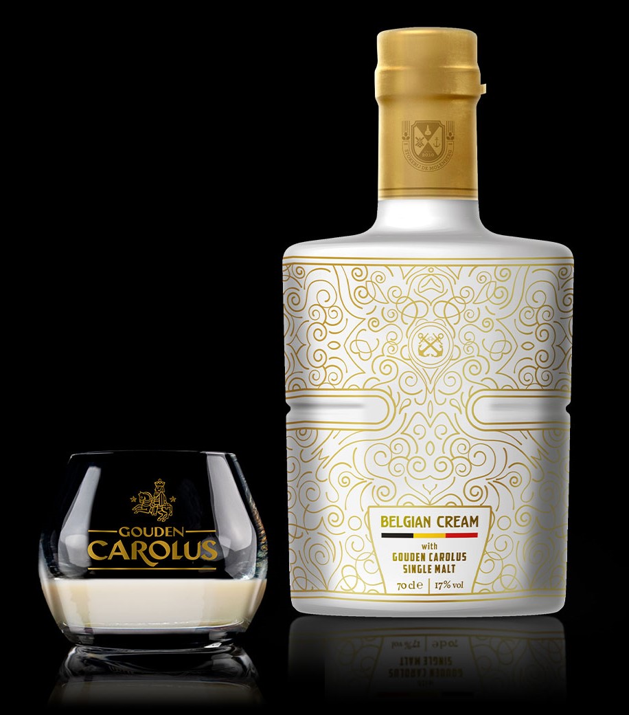 Belgian Cream met Gouden Carolus Single Malt 17% 70cl