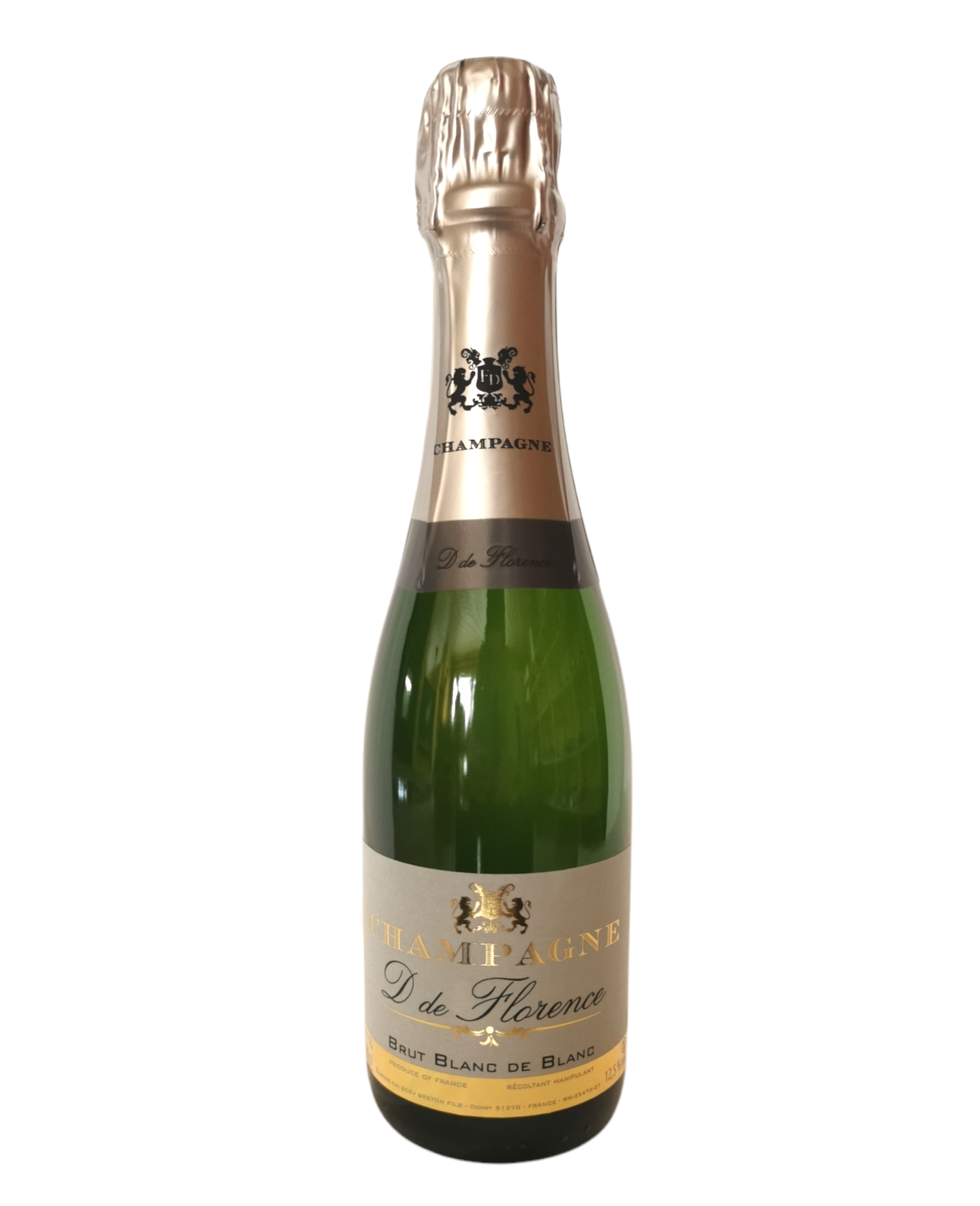 Champagne D de Florence Blanc de Blancs 12.5% 37.5cl