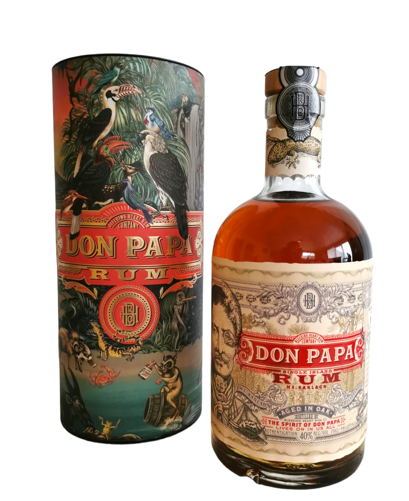 Don Papa Rum 40% 70cl + SPECIAL EDITION TUBE
