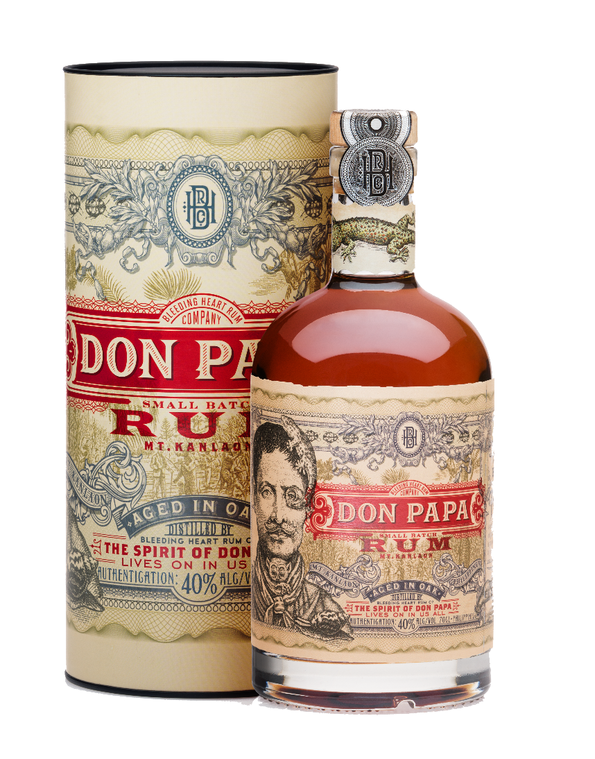 Don Papa Rum 40% 70cl + TUBE