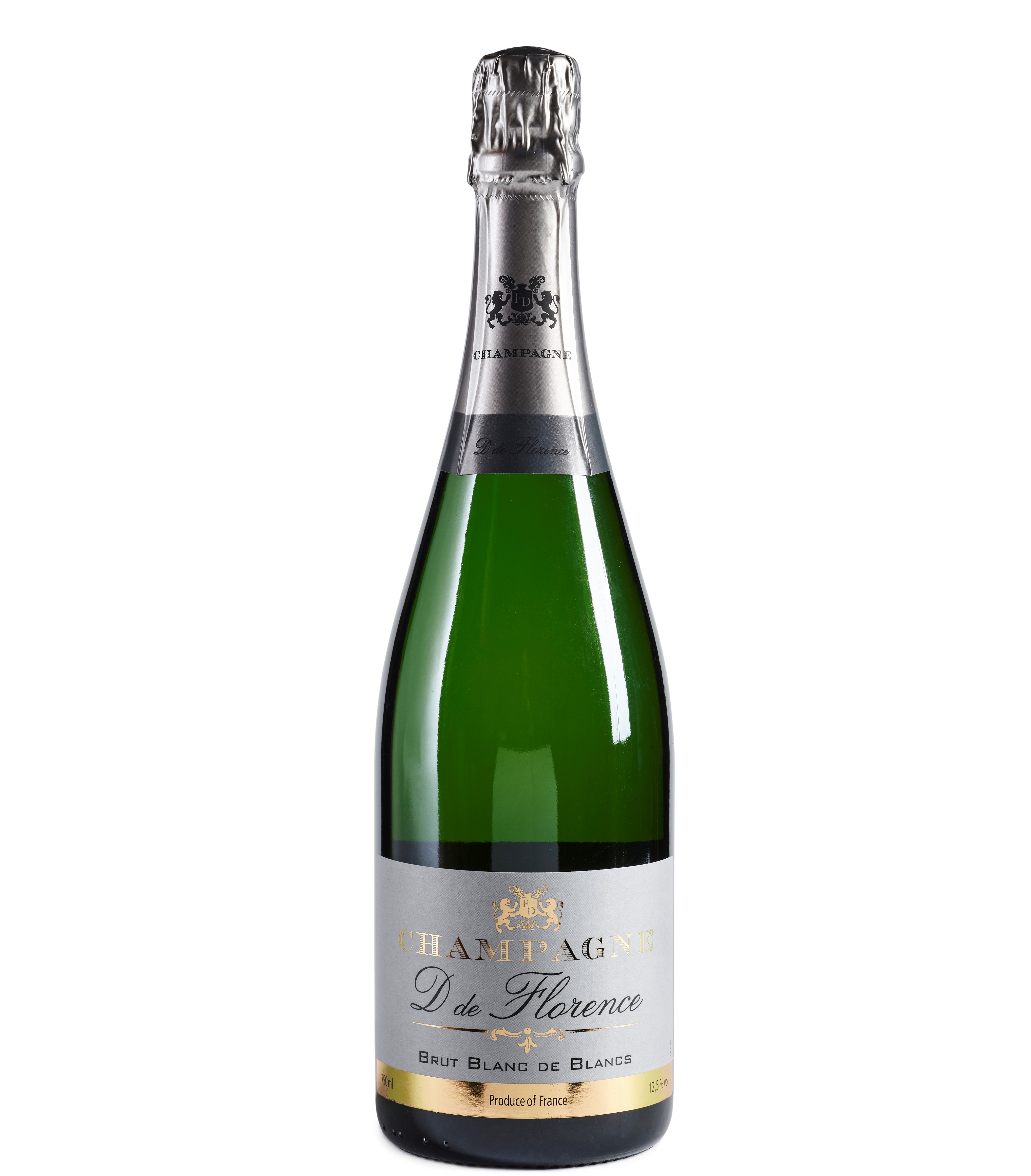 Champagne D de Florence Blanc de Blancs 12.5% 75cl