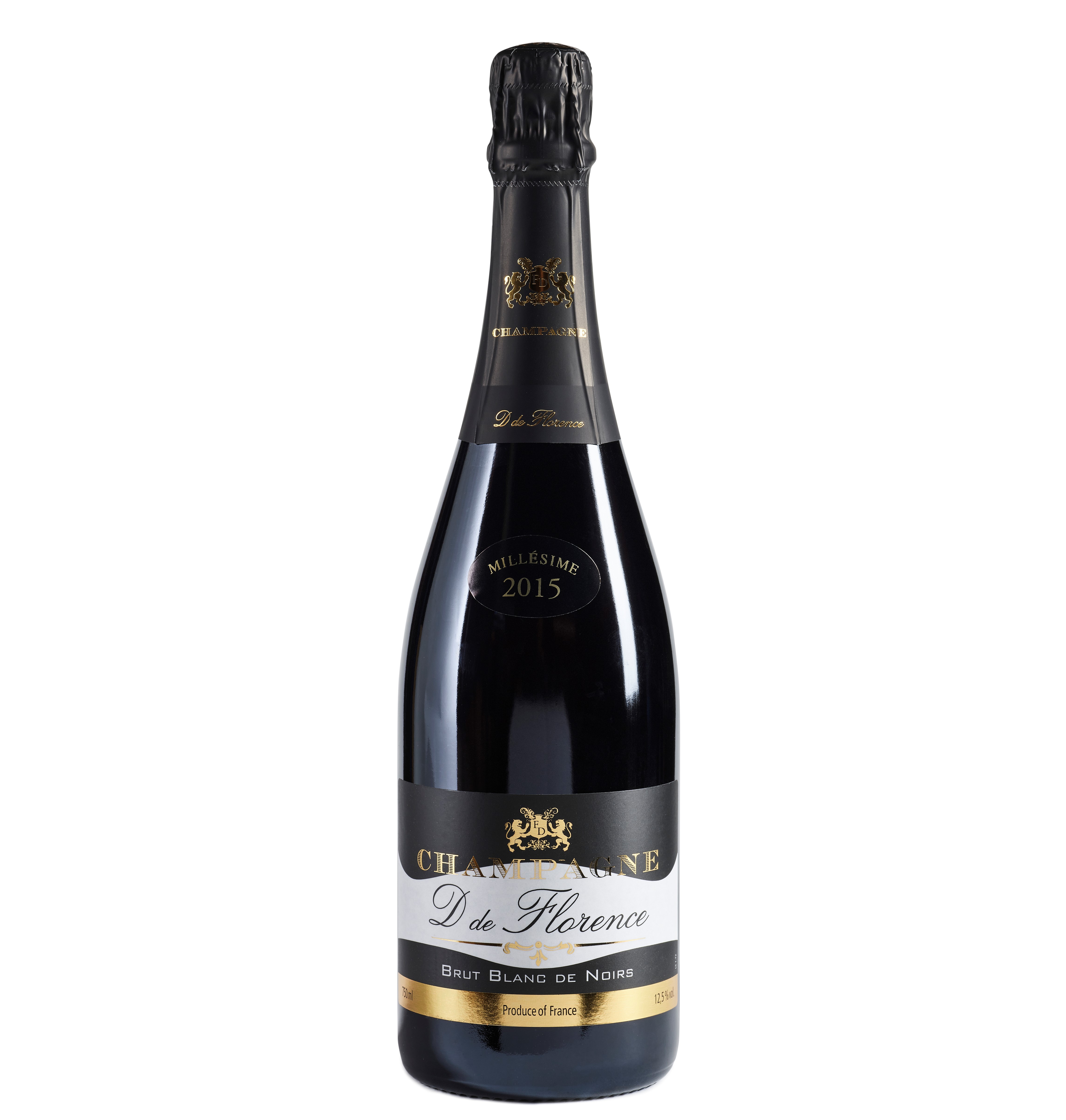 Champagne D de Florence Blanc de Noir Millisimé 2015 12.5% 75cl