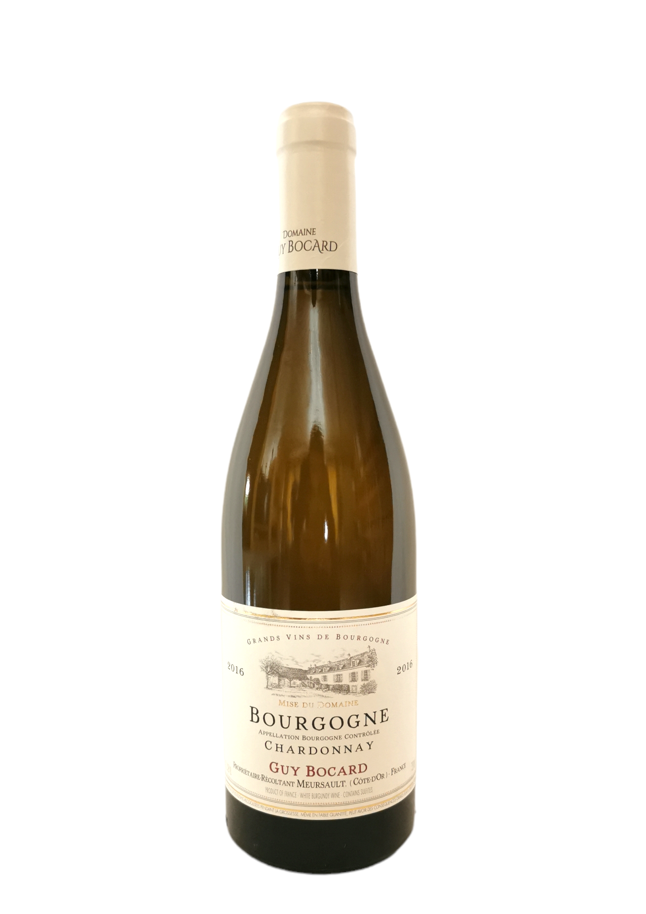 Guy Bocard Bourgogne Chardonnay 2016