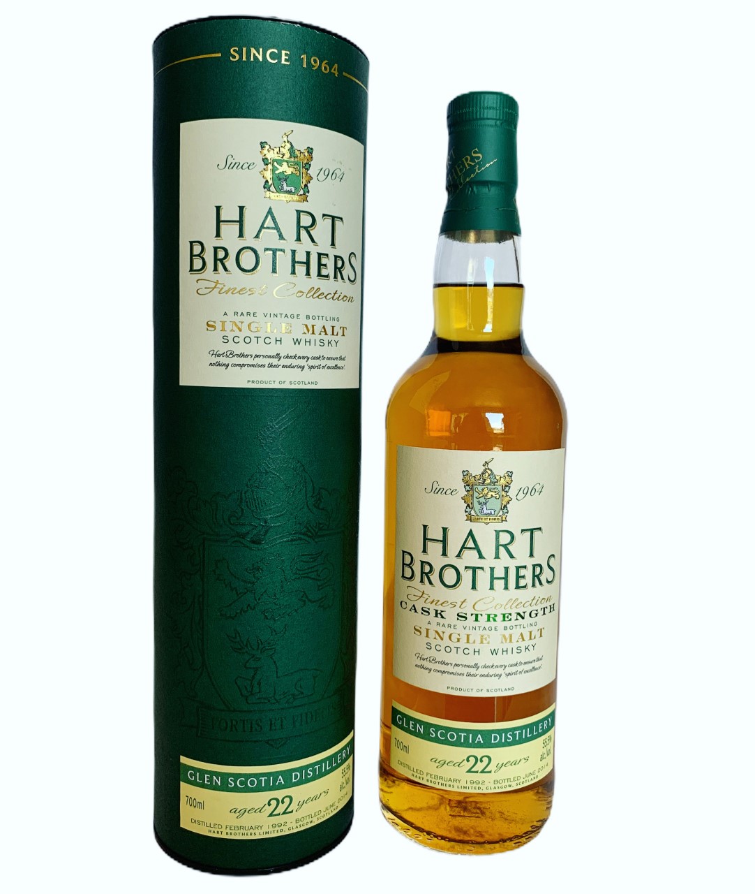 Hart Brothers Glen Scotia Distillery 22 jaar Single Malt 55.5% 70cl + etui