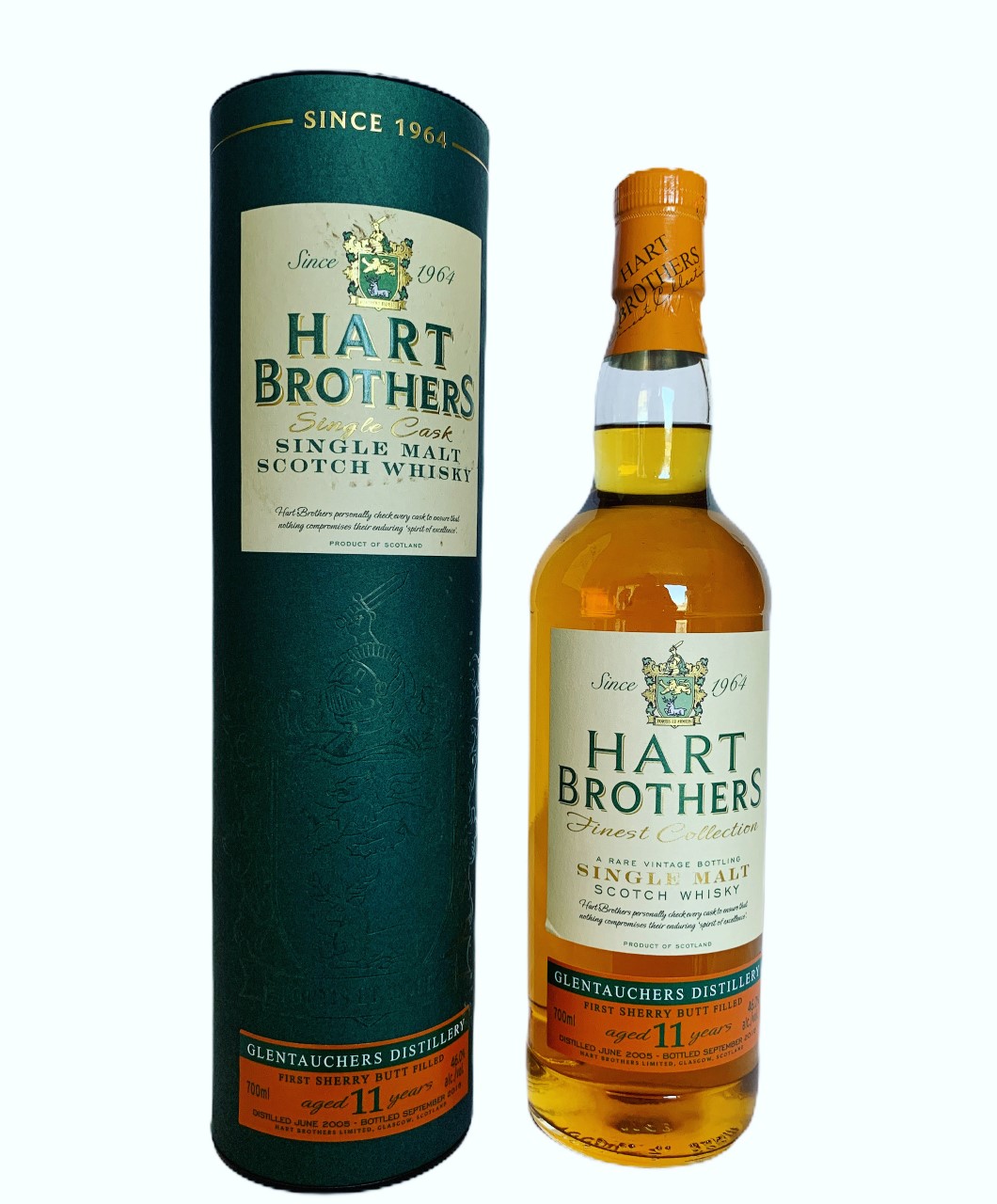 Hart Brothers Glentauchers Distillery 11 jaar Single Malt 46% 70cl + etui