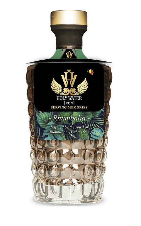 Holy Water Rhumbalia giftbox + glas 40% 50cl