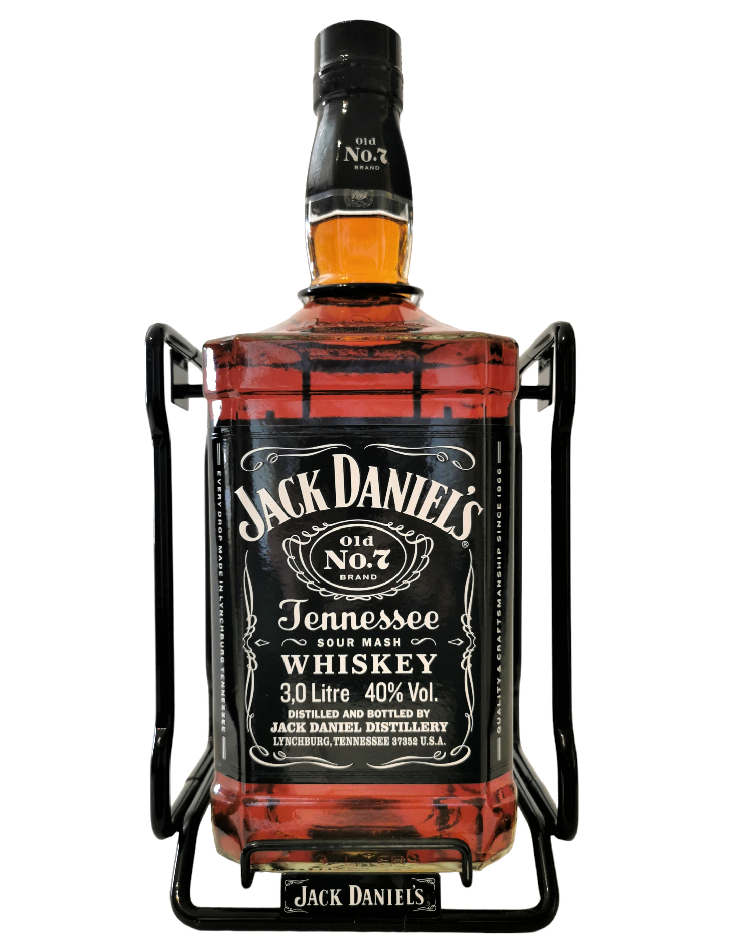Jack Daniels n°7 Whiskey 3L met schommel 40% 300cl