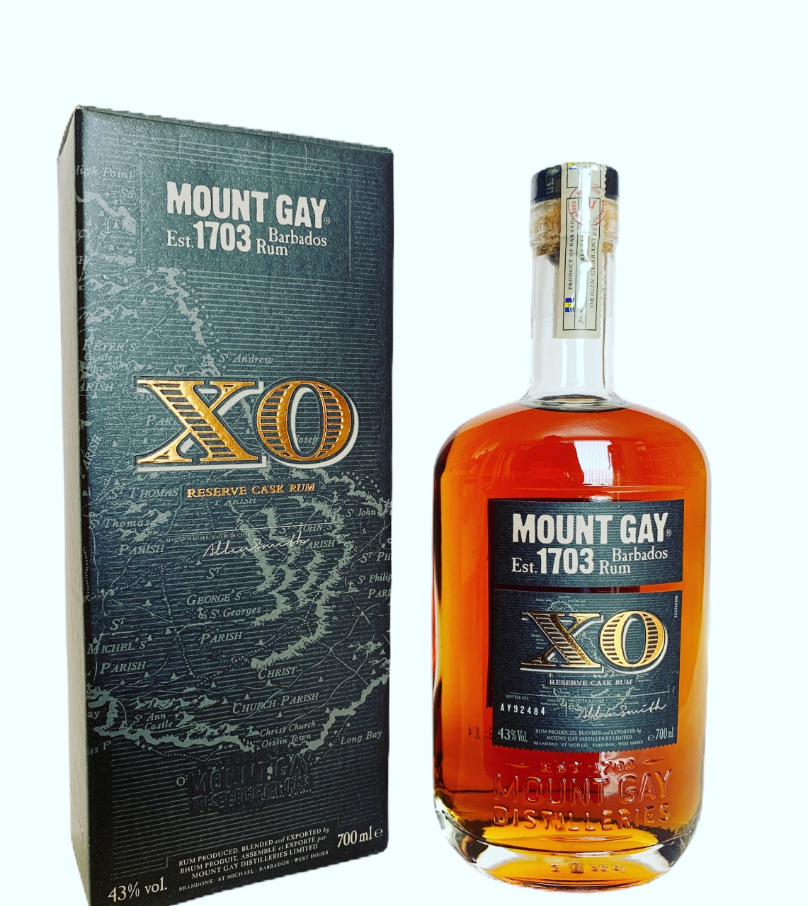 Mount Gay Barbados XO Reseve Cask Rum 43% 70cl + etui