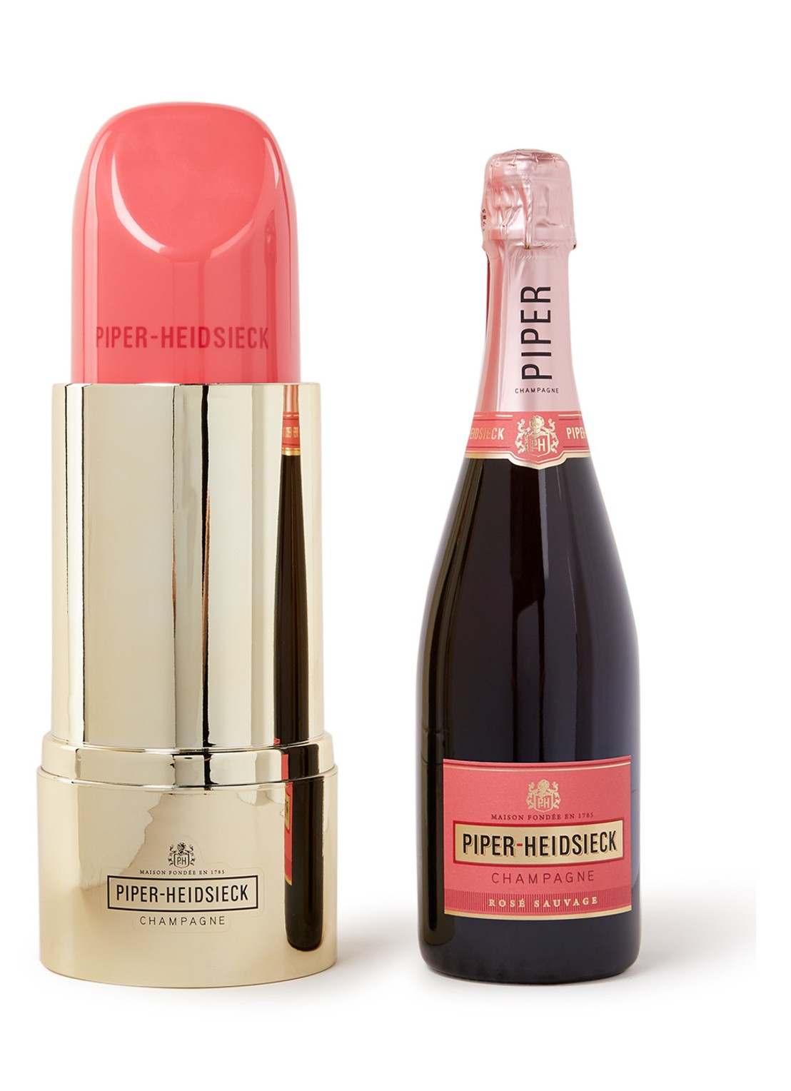 Champagne Piper Heidsieck Rosé Sauvage 75cl Lipstick Giftbox