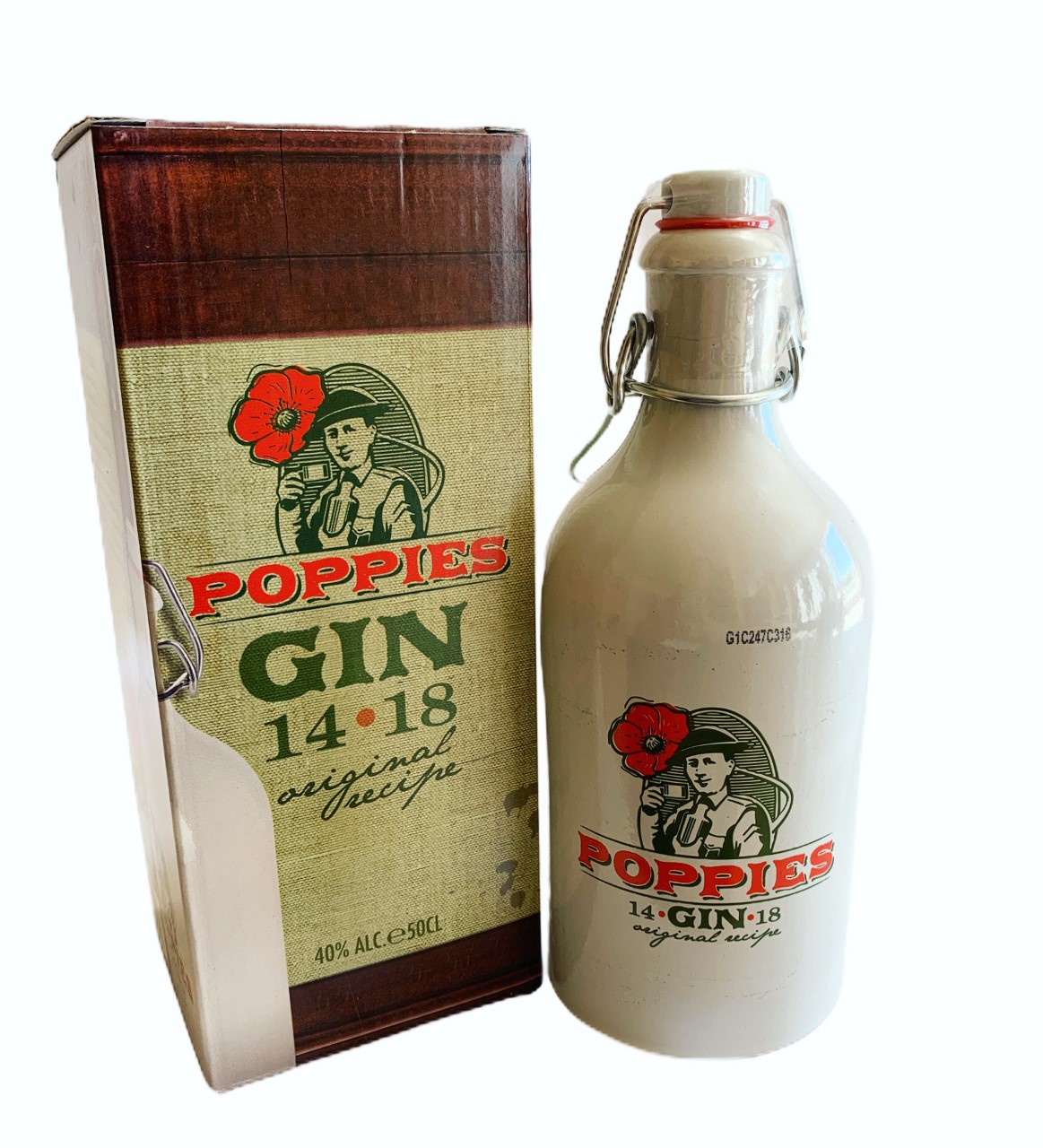 Poppies gin 40% 50cl + etui