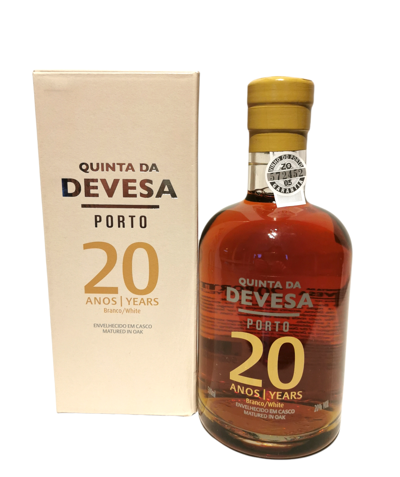 Quinta Da Devesa White Porto 20 year 20% 50cl + etui