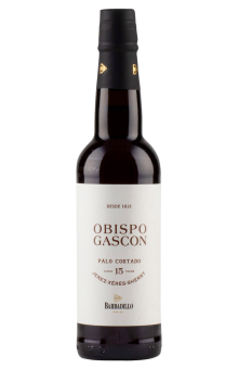 Barbadillo Obispo Gascon Sherry 15 jaar oud  21.5% 37,5cl