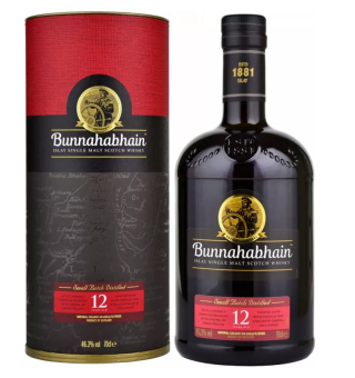 Bunnahabhain 12 jaar Islay Single Malt 46.3% 70cl + etui