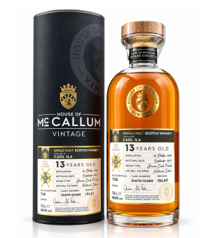 House of McCallum Vintage Caol Ila 2008 13 Years old 46,5% 70cl + tube