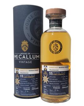 House of McCallum Teaninich Cask Strength 2014 11 Years Old 58,1% 70cl + tube