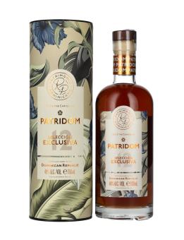 Patridom Rum 12 Selección Exclusiva Dominican Republic 40% 70cl + tube