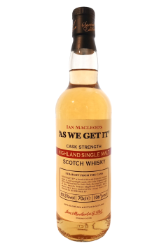 As We Get it Highland Single Malt Scotch whisky 60,5% 70cl