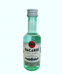 Bacardi Carta Blanca White Rum 40% 5cl
