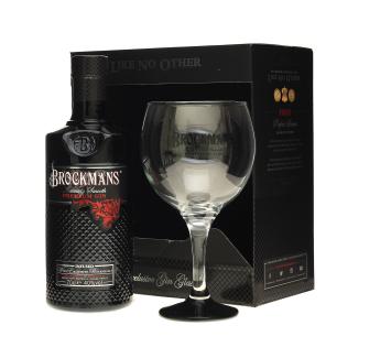 Brockmans Intensely Smooth Gin Geschenkset + glas 40% 70cl
