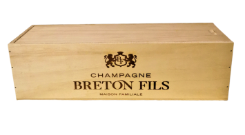 Champagne Breton & Fils Grande Réserve Brut Jeroboam + kist 12.5% 3L