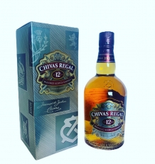 Chivas Regal 12 jaar Blended Scotch Whisky 40% 70cl + etui