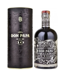 Don Papa Rum 10 jaar LIMITED edition 43% 70cl + tube