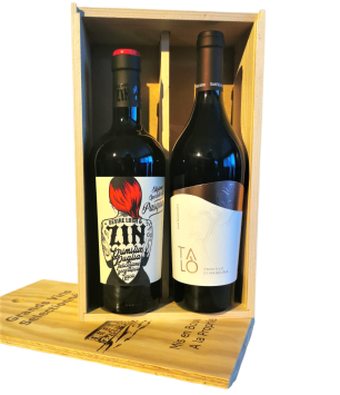 Geschenkkist 2fl. Puglia Primitivo op z'n best (rood)