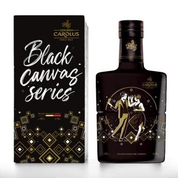 Gouden Carolus Black canvas series - TRUST 46% 50cl + etui