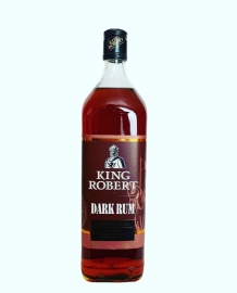 King Robert II Dark Rum 43% 1L