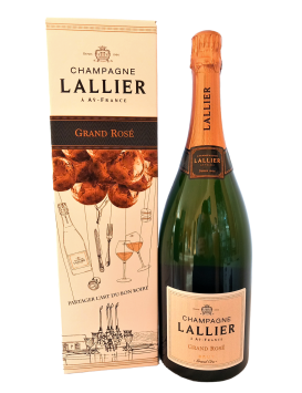 Magnum Champagne Lallier Grand Rosé Grand cru 12.5% 1.5L + etui