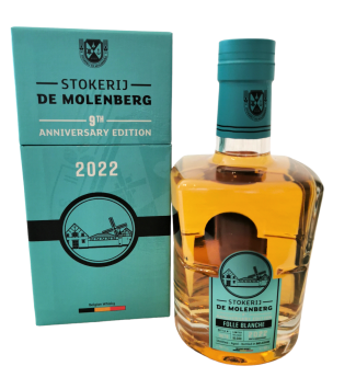 Stokerij De Molenberg 9th Anniversary 2022 Folle Blanche Belgian Whisky 46% 50cl